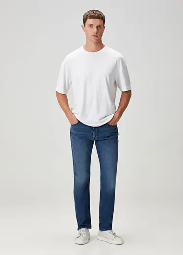 Koyu Mavi Jean Pantolon