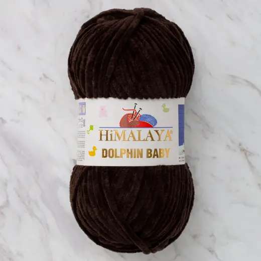 Himalaya Dolphin Baby Kahverengi Kadife Bebek Yünü - 80343
