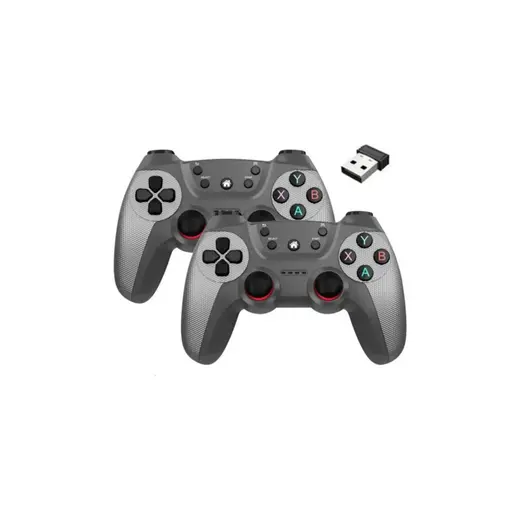 vooka Çiftli Joystick Gamepad 2.4g USB Bağlantılı TV ve PC Uyumlu Kablosuz Oyun Deneyimi