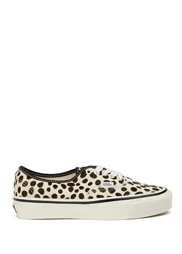 LX Authentic 44 Siyah Beyaz Kadın Deri Sneaker