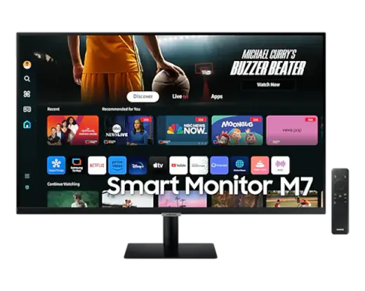 Samsung M7 LS32DM702UUXUF 32" 4 MS 60 Hz 4K Ultra HD Akıllı VA LED Monitör