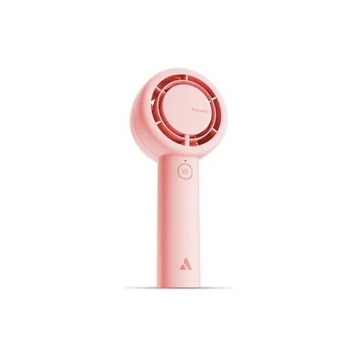 Aecooly PB01 Pembe Soğutucu El Fanı Kule Tipi Iç Spiralli Çift Halka Hava Akışı Teknolojili 5 Kademeli Hız Ayarıyla Enerji Tasarrufu Sağlayan Soğutucu