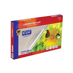 Kraf A3 125 Mic Laminasyon Filmi 100’lü 2123