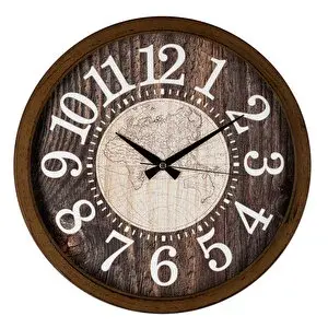 Efe Kahve Modern Duvar Saati 706-3