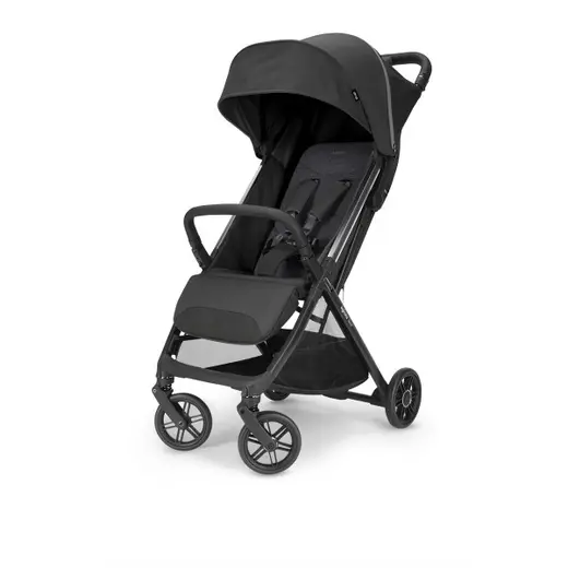 Inglesina Quid3 Tek El Tek Hamle ile Katlanıp Açılan Kabin Boy Bebek Arabası Cosmic Black