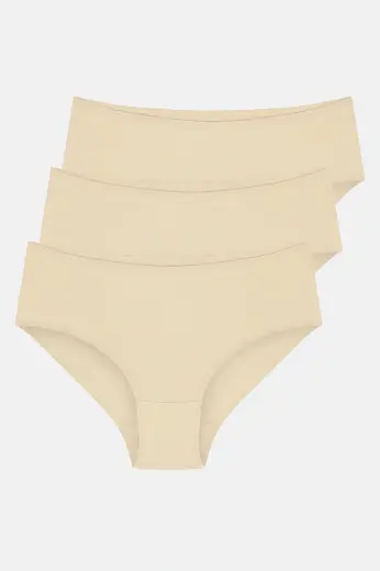 Ten / Ten / Ten 3'lü Pamuklu Basic Yüksek Bel Slip Külot