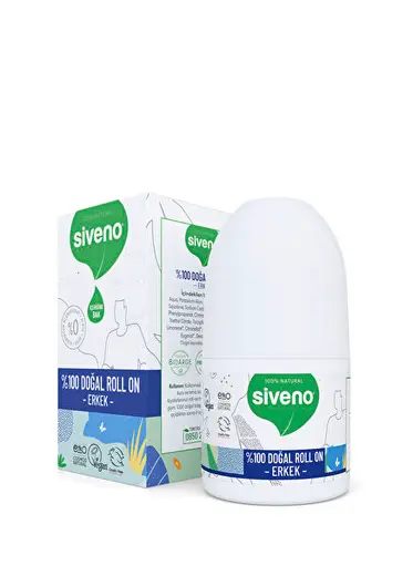 Doğal Bitkisel Vegan Erkek Roll On 50 ml