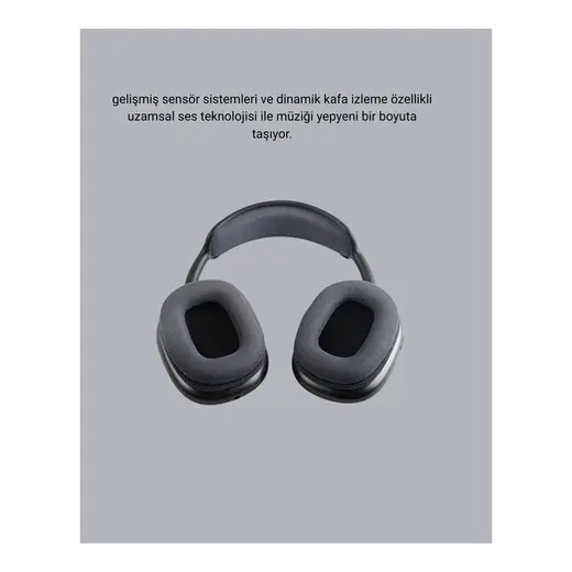 Masa Dostu Bluetooth 5.0 Kulak Üstü Kulaklık – Gürültü Engelleme, Uzamsal Ses, Hızlı Şarj Tdms-07