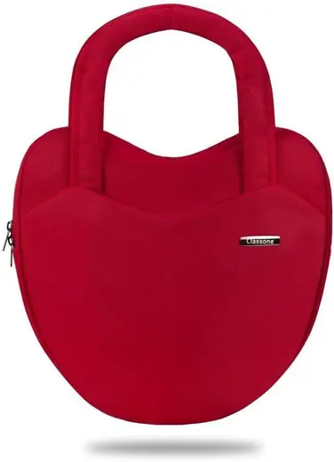 Classone LOVE1402 13-14 Inch WTXPro Su Geçirmez Kumaş, Macbook,Mac Air Laptop El ve Omuz Çantası - Kırmızı