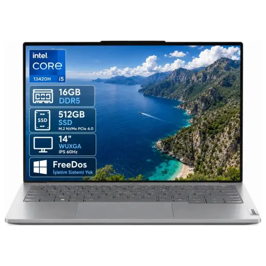 Lenovo Thinkbook 14 21SG00L8TX I5-13420H 16 GB Ddr5 512 GB SSD Wuxga 14" IPS 60Hz Freedos