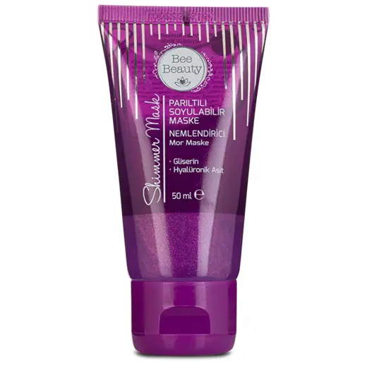 Bee Beauty Parıltılı Soyulabilir Mor Maske 50 ml