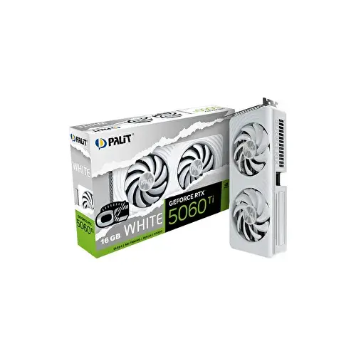 Palit RTX5060Ti 16 GB OC White 128Bit GDDR7 Ekran Kartı