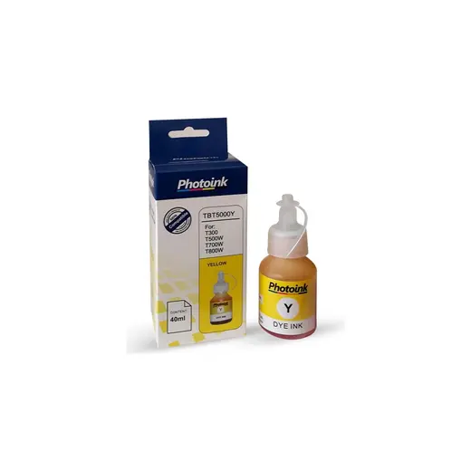 Photoink Brother Bt 5000Y Uyumlu 40 ml Sarı Photoınk Plus Mürekkep T220/T420W/T520W/T720W/T820W/T920W