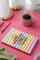 Kalipso 14x20 Live Çizgili 192 Sayfa Sert Kapak Butik Defter