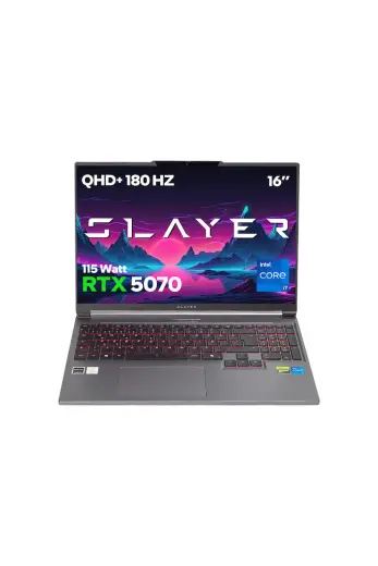 Game Garaj Slayer X7T-5070 C7 Intel Core i7 14650HX 16 GB RAM 1 TB SSD RTX5070 16" QHD+ 180Hz IPS FreeDOS Oyuncu Laptop