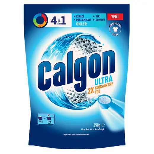 Calgon Kir Pas Koku Ve Kireç Önleyici 4'Ü 1 Arada Ultra Konsantre Toz 250 G - A1
