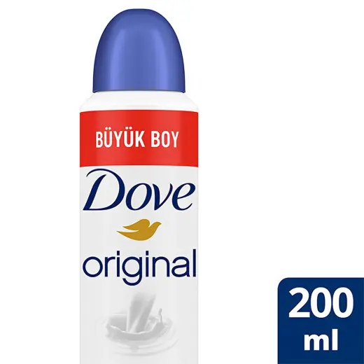 Dove Kadın Sprey Deodorant 1/4 Nemlendirici Krem Original Büyük Boy 200 ml