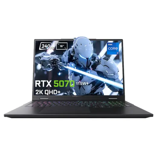 Thunderobot RZ16 RZ16İ7147HX57E1Q240RB i7-14700HX 32 GB 1 TB SSD RTX5070 16" Free Dos Dizüstü Bilgisayar