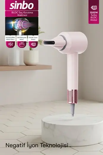 SHD 1739 BLDC Saç Kurutma Makinesi-Pembe