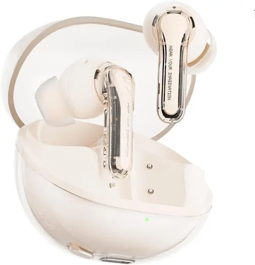 SoundPEATS Clear ENC TWS Bluetooth 5.3 Kulak içi Kablosuz Kulaklık Bej