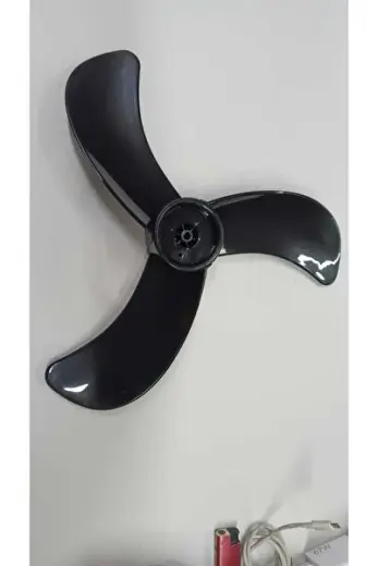 SF-6783 Vantilatör Pervanesi Motor Mili D Model Şekil Plastik Somun Dahil