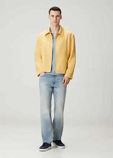 Stonewash and Whiskers Mavi Jean Pantolon