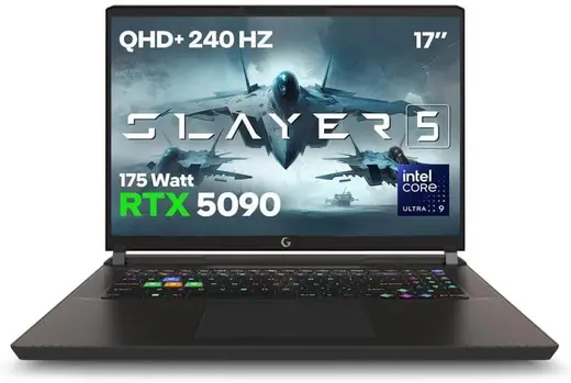 Game Garaj Slayer5 9XL-5090 C3 Intel Ultra 9 275HX 64 GB RAM 2 TB SSD RTX5090 17" QHD+ IPS 240Hz FreeDOS Gaming Laptop