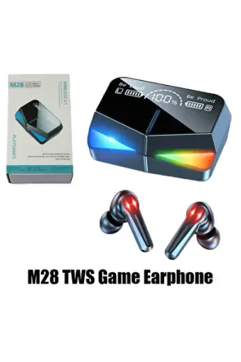 M28 Kablosuz Spor Kulaklıkları TWS - Mikrofon Bas Net