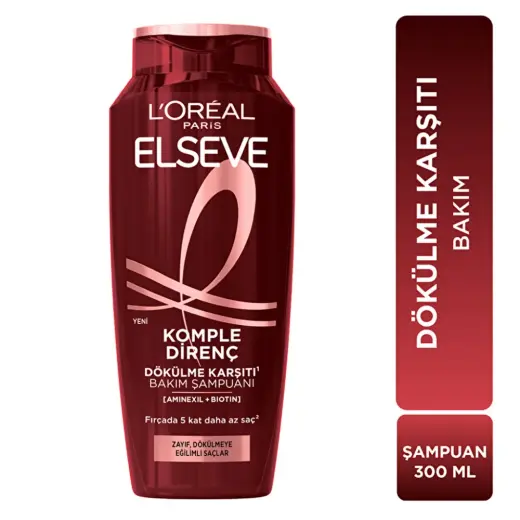 Loreal Paris Elseve Komple Direnç Dökülme Karşıtı Bakım Şampuanı 300 ml