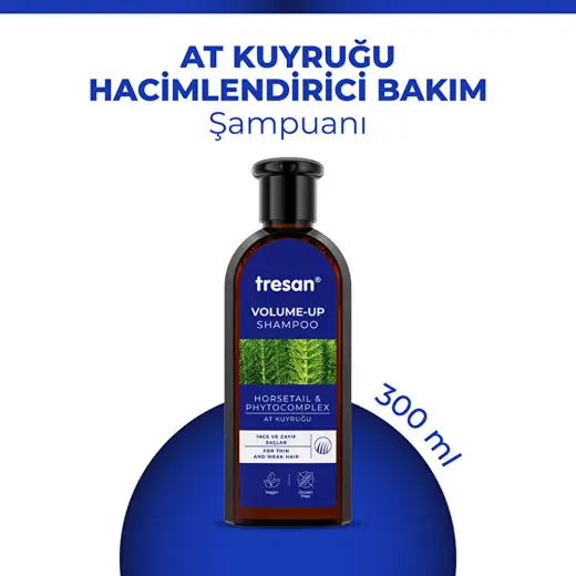 Tresan Atkuyruğu & Phytocomplex Hacimlendirici Bakım Şampuanı 300 ml