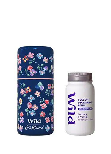 Antiperspirant Roll On Cath Kidston Marble Ditsy Case & Coconut & Vanilla Refill Kadın Deodorant 50 ml