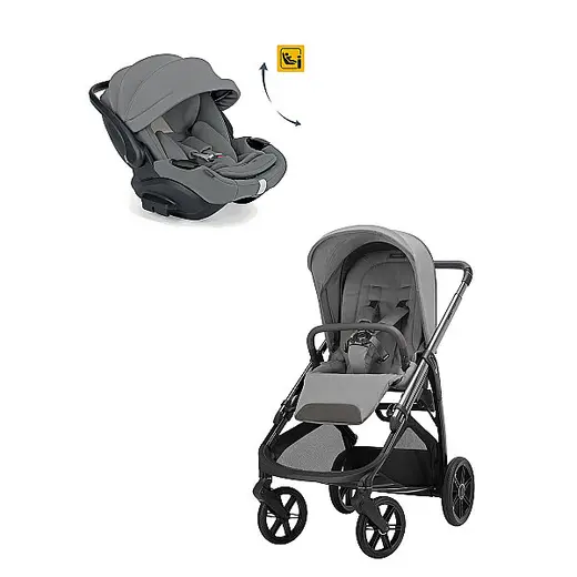 Inglesina Aptica Glam Bebek Arabası Yatabilen Darwin Recline Evo Ana Kucağı Hediyeli - Crystal Grey