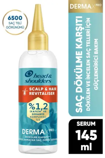 Head & Shoulders Dermaxpro Scalp Revitalizer Saç Dökülme Karşıtı Saç Bakım Serumu 145 ml