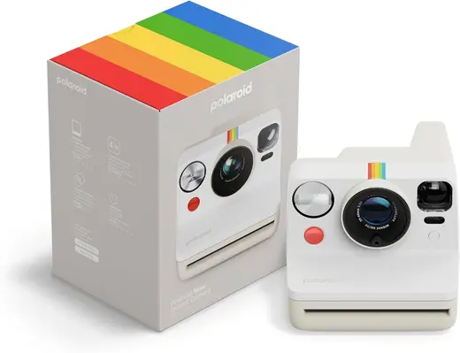 Polaroid Now Generation 3 Fotoğraf Makinesi, Pebble White, Beyaz