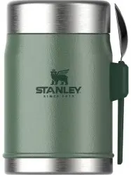 Stanley The Legendary Food Jar + Spork 0.4L - 14oz Hammertone Green