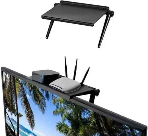 Microcase LCD TV Monitör Ekran Üstü Raf Stand 15x11 cm - AL5284