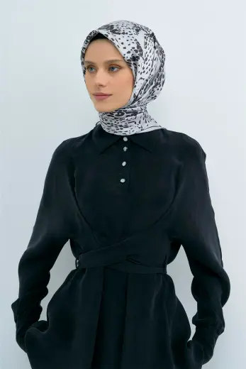 Armine Saf İpek Twill Eşarp 9552D 84
