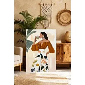 Mgi Design Lüks Renkli Eklektik Tablo Bohem Kanvas Tablo Ofis Duvar Tablosu | Modern Duvar Dekoru | Salon, Yatak Odası Ve Ofis İçin | Sanatsal Ev Dekorasyonu 70x100 cm