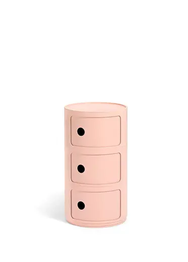 Componibili 3 Çekmeceli Bio Pembe Modül