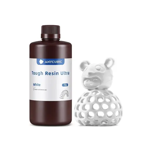 Anycubic Tough Ultra Beyaz Reçine 1kg.