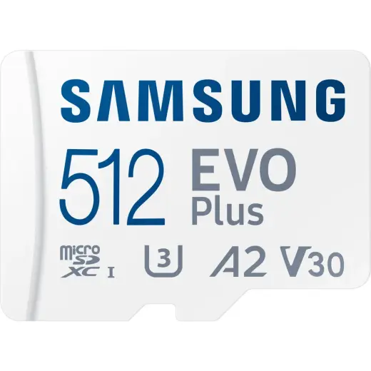Samsung Evo Plus 512 GB Microsd Hafıza Kartı MB-MC512SA/TR