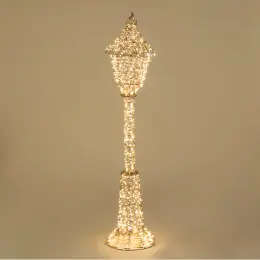 Fivo Led Işıklı Lamba Dekor 230 cm Altın 2
