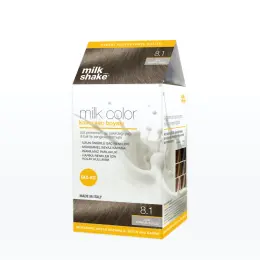 milk_shake Milk Color Eko Kalıcı Saç Boyası Seti 8.1 Açık Kumral Küllü 1