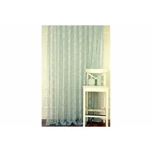 Vivense Fransiz Danteli̇ Fon Tül Turkuaz Orta Sik Pi̇le 110x260