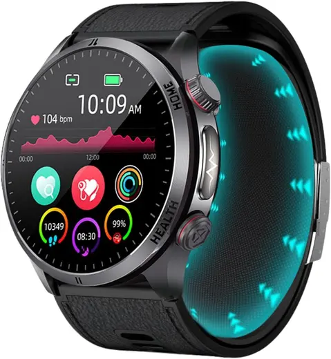 Spovan Electro Pro 2 Hava Basınçlı Tansiyon NFC Sesli Görüşme EKG Türkçe Akıllı Saat