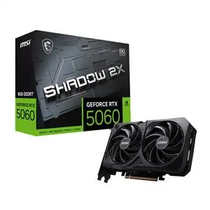 MSI GeForce RTX 5060 SHADOW 2X OC MAX 8 GB GDDR7 128Bit DLSS 4 Ekran Kartı