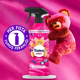 Yumoş Sprey Yıkaması Zor Eşyalar İçin Orkide 450 ml 8