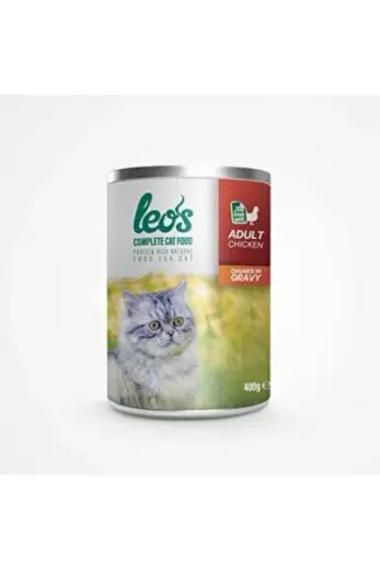 Tavuk Parça Etli Soslu Yetişkin Kedi Konservesi 6 Adet 400 Gr