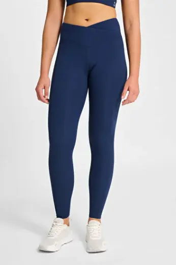 YOGA WRAP YÜKSEK BEL TAYT Lacivert Kadın Tayt