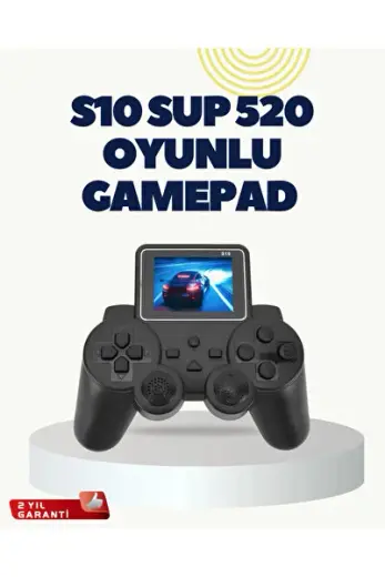 Mey İthalat® HDMI Destekli S10 Gamepad 520 Oyunlu TV’ye Bağlanabilir Atari 2025 Model